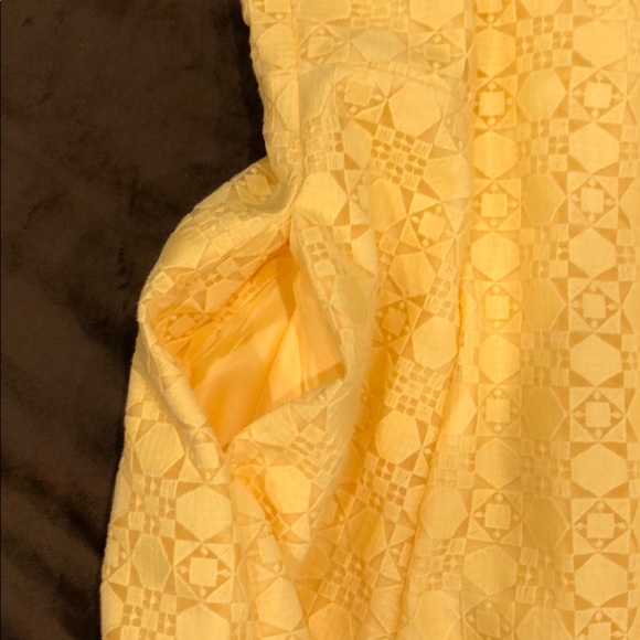 White House black market yellow dress - Picture 3 of 6